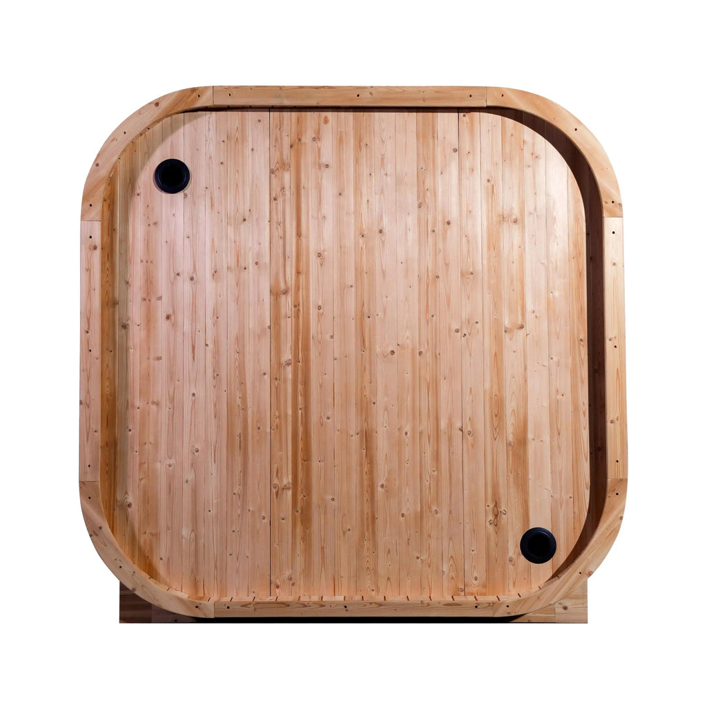 Anyi 3-4 Person Square Outdoor Traditional  Cube Sauna
