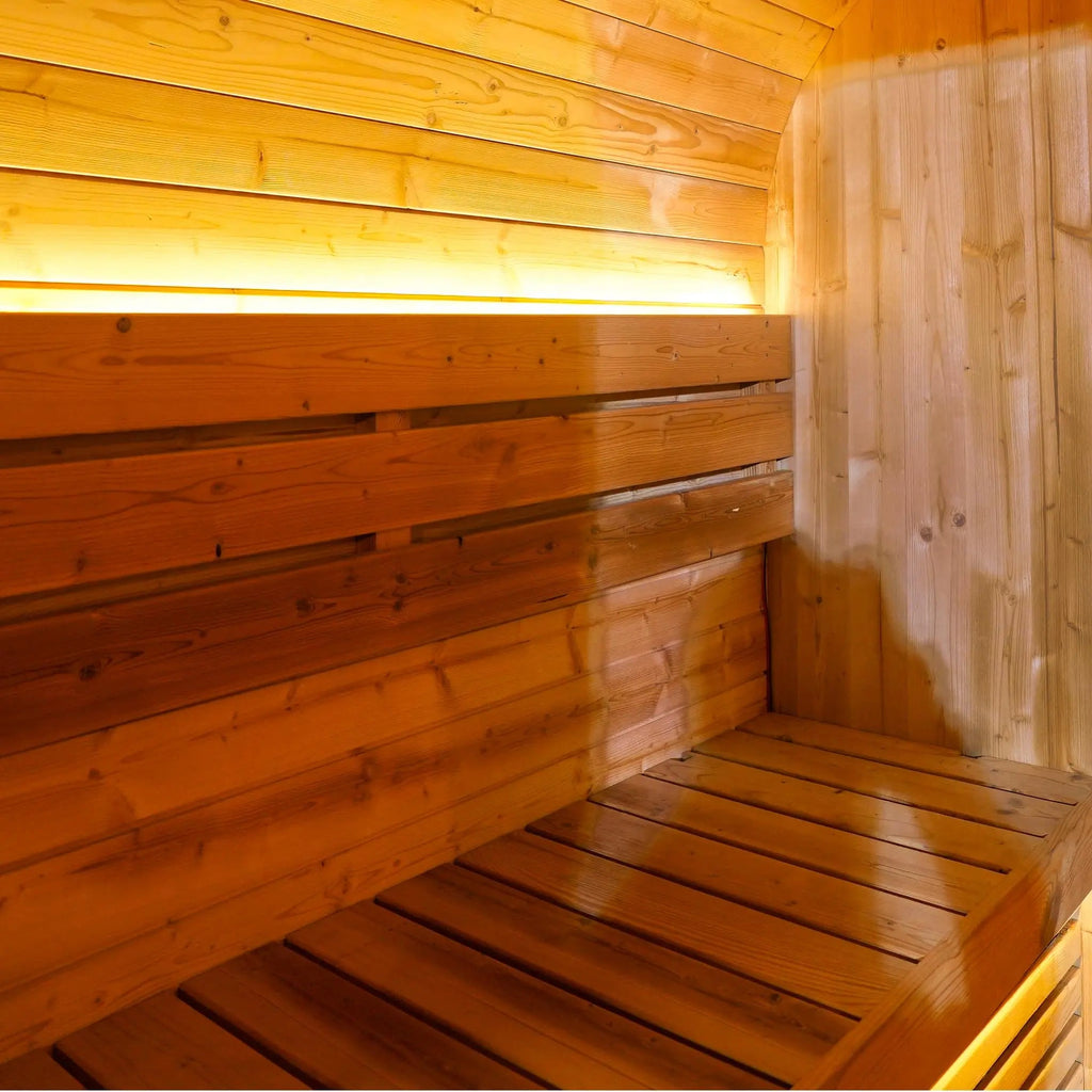Anyi 3-4 Person Square Outdoor Traditional  Cube Sauna