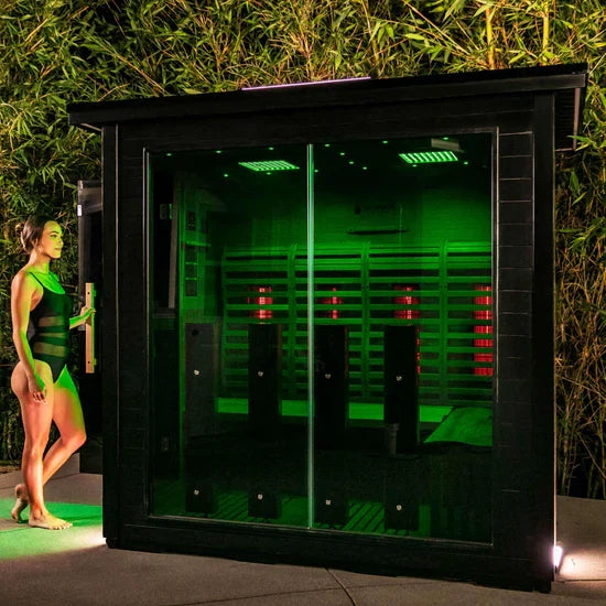 Sun Home Luminar™ 5-Person Full Spectrum Outdoor Infrared Sauna