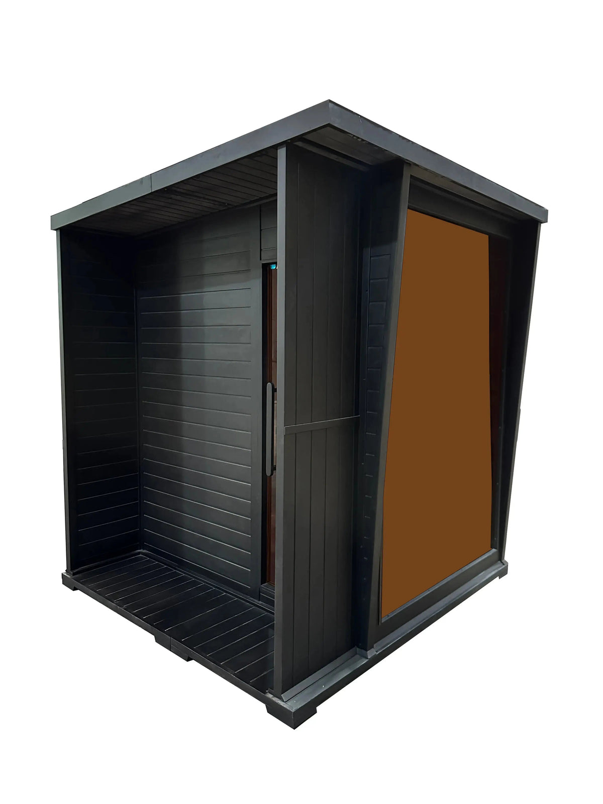 Anyi 4-6 Person Modern Black Outdoor Traditional Sauna