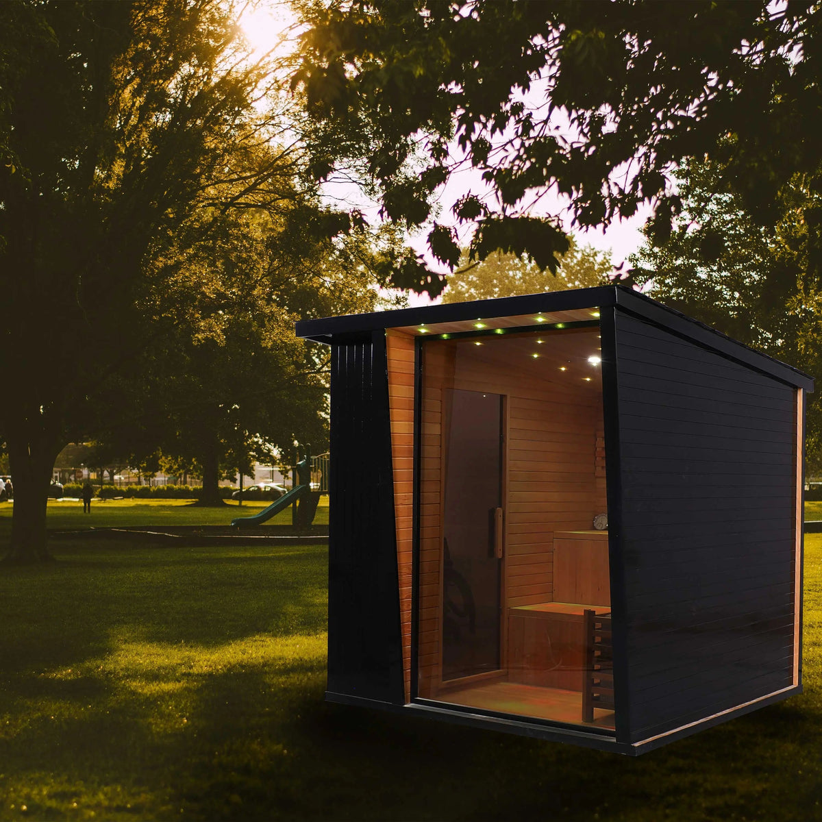 Anyi 2-8 Person Modern Outdoor Traditional Sauna