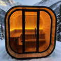 Anyi 4-6 Person Outdoor Traditional Cube Sauna