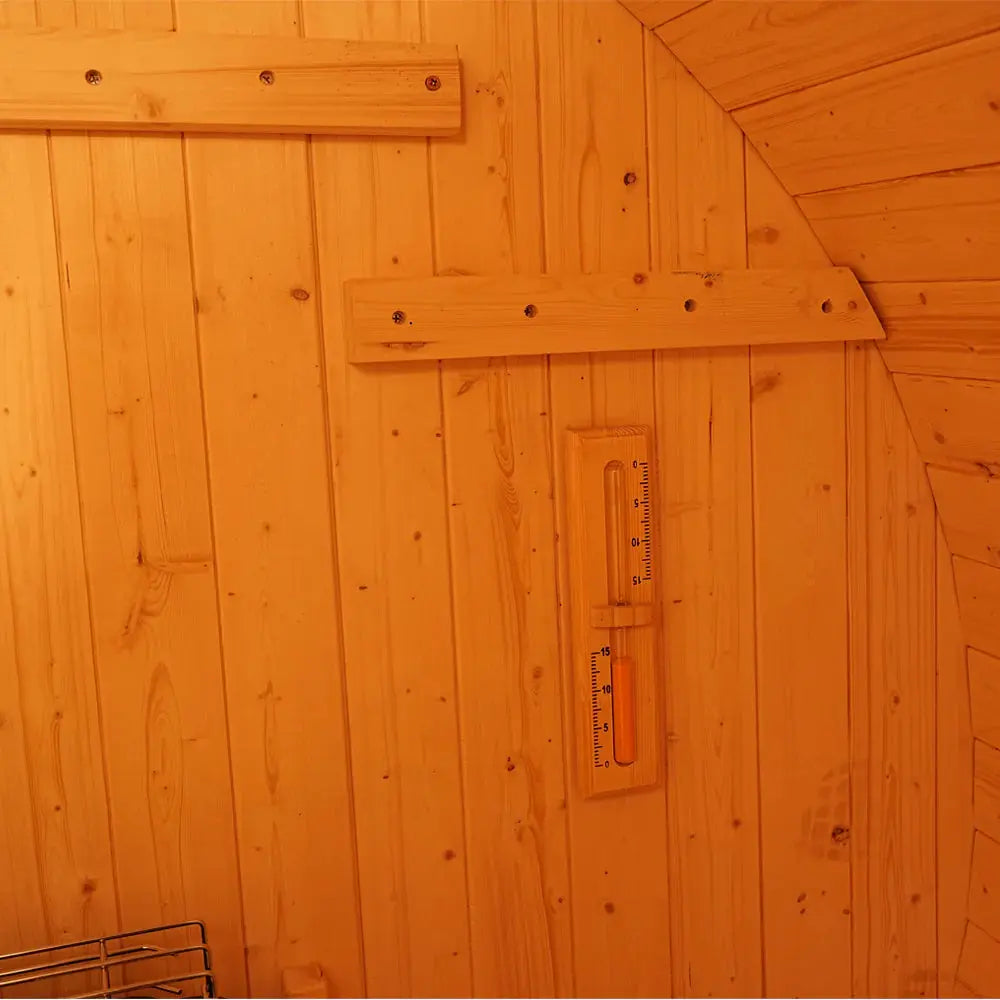 Anyi 2-4 Person Outdoor Traditional Barrel Sauna