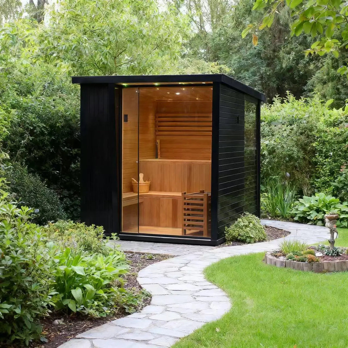 Anyi 2-8 Person Modern Outdoor Traditional Sauna