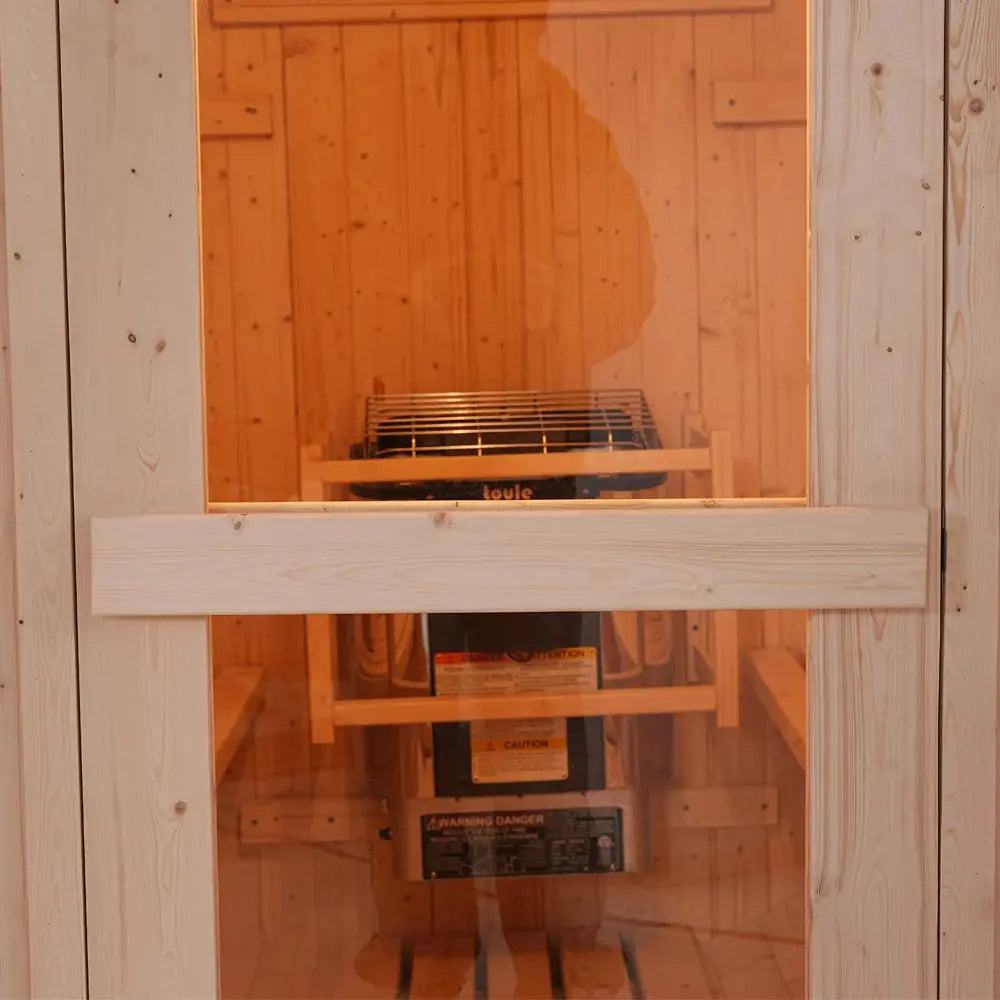Anyi 4-6 Person Outdoor Traditional Barrel Sauna
