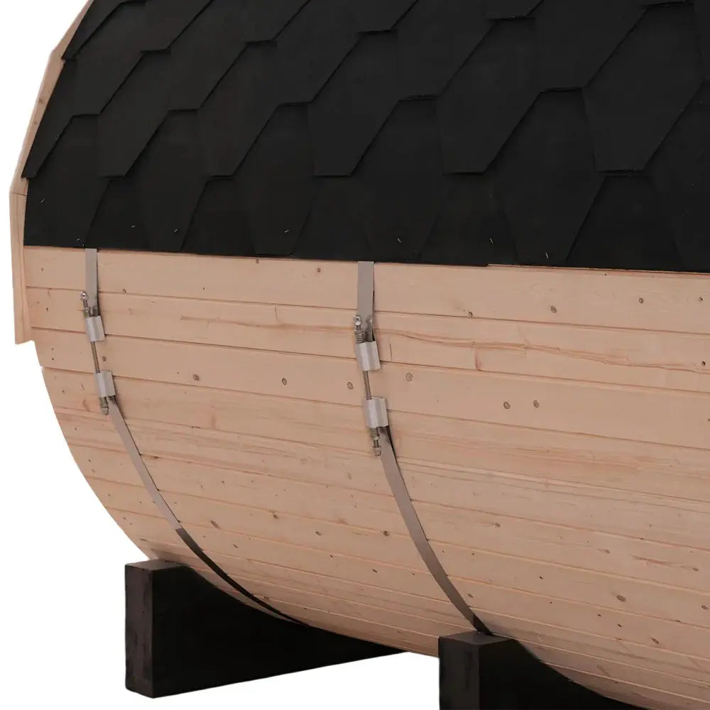 Anyi 4-6 Person Outdoor Traditional Barrel Sauna