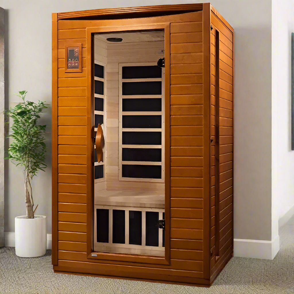 Dynamic Versailles Elite 2-person Ultra Low EMF FAR Indoor Infrared Sauna + Red Light Therapy | DYN-6202-03 Elite