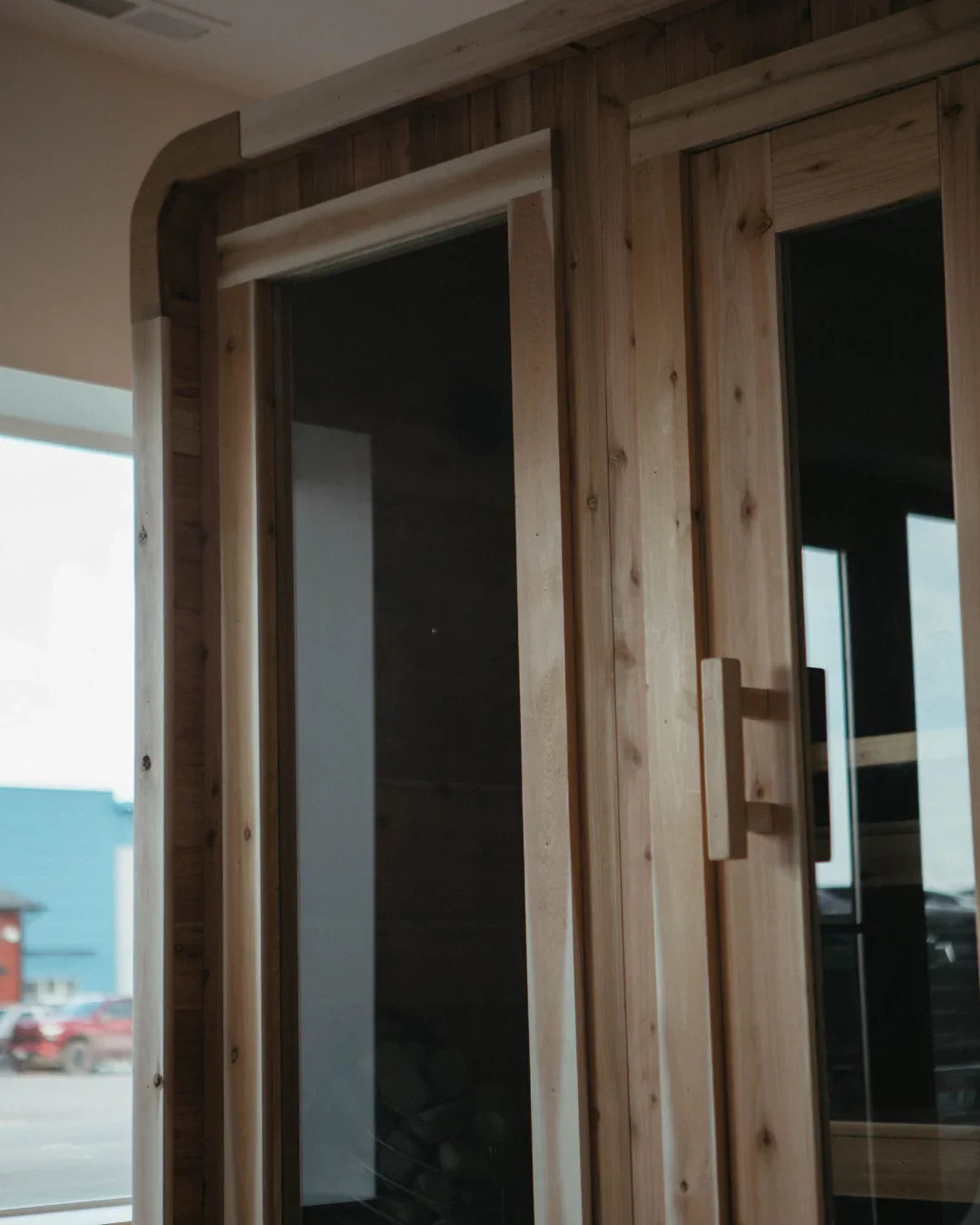 Sweat Kingdom USA Made 4 Person Sweat Cabin Indoor/Outdoor Traditional Sauna | SK-CABIN-4P