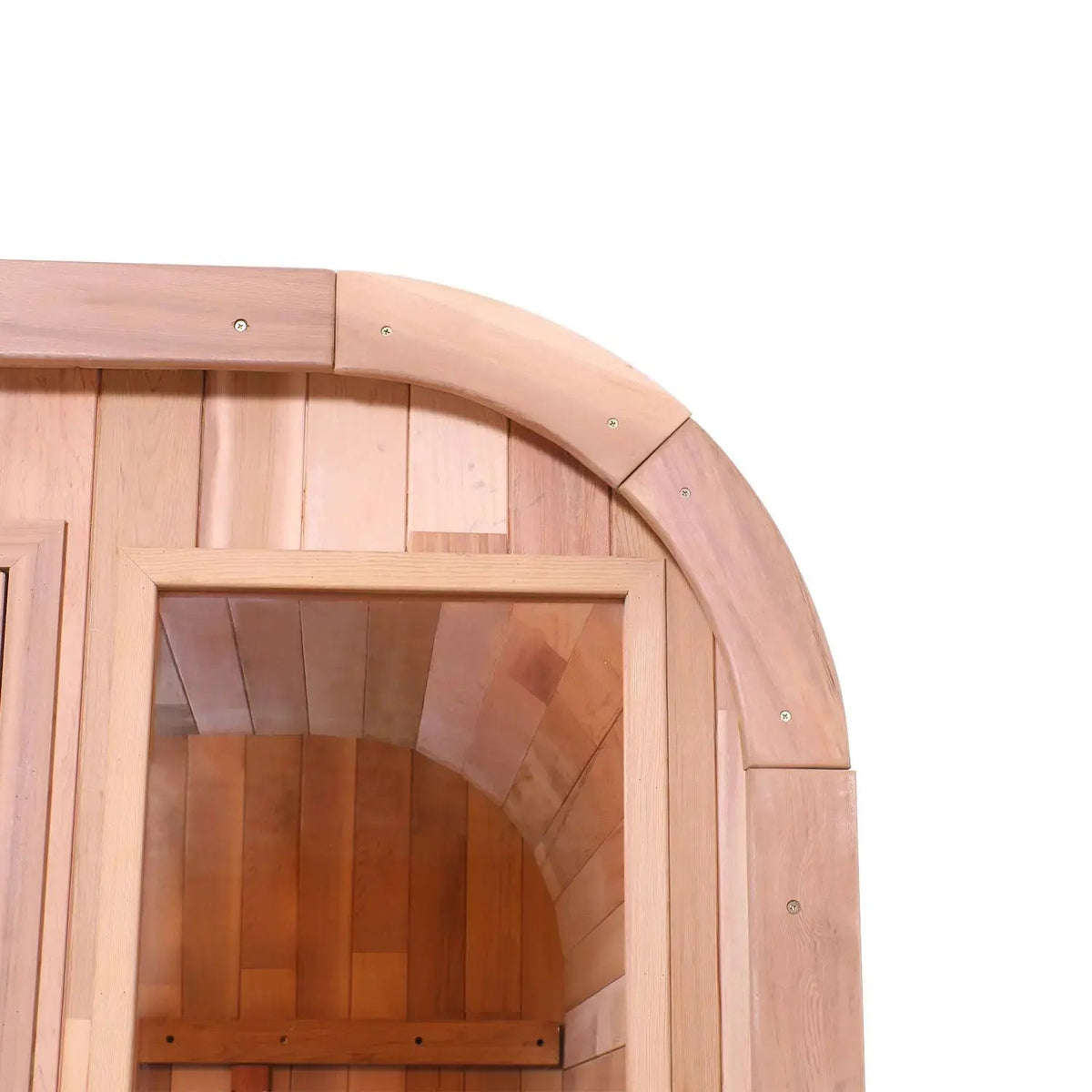 Anyi 5-6 Person Red Cedar Outdoor Traditional Cube Sauna