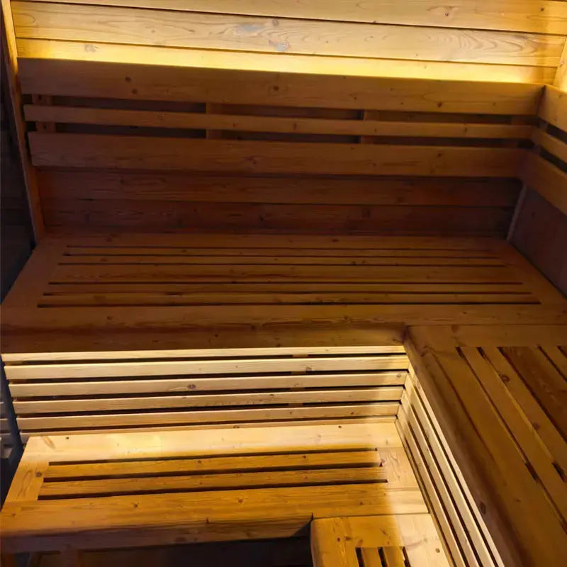 Anyi 4-6 Person Outdoor Traditional Cube Sauna