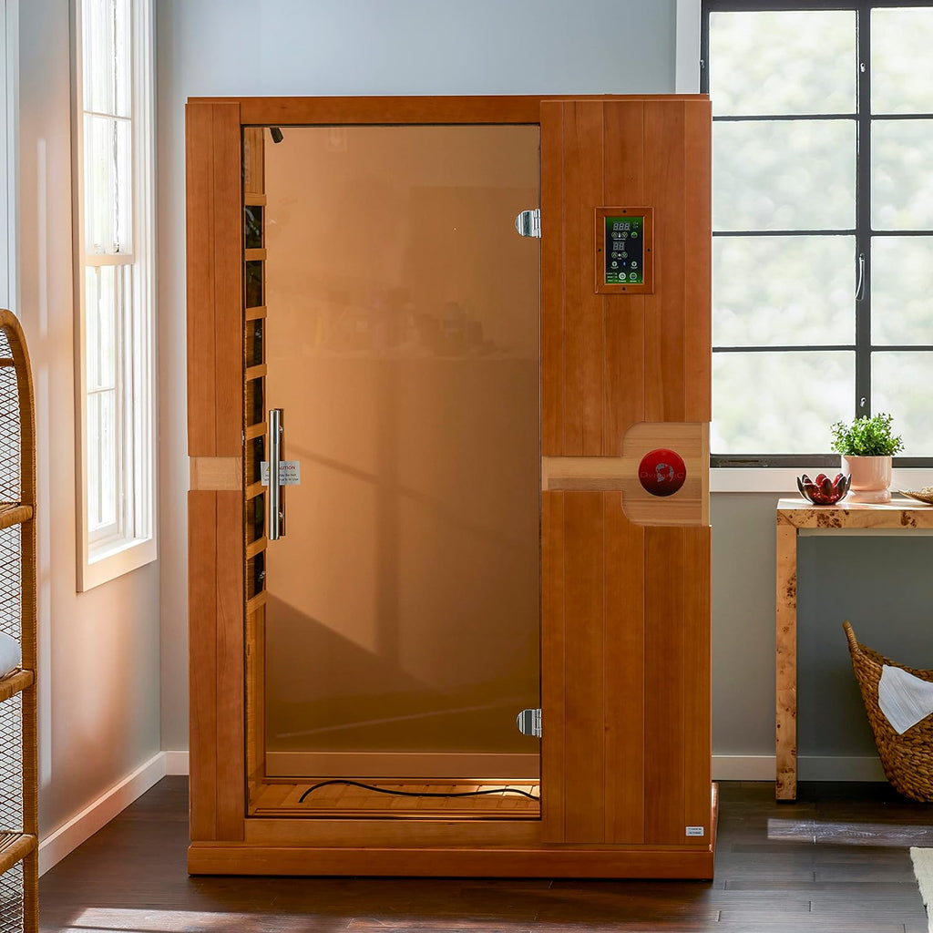 Dynamic Venice 2-person Low EMF FAR Indoor Infrared Sauna + Red Light Therapy | DYN-6210-01