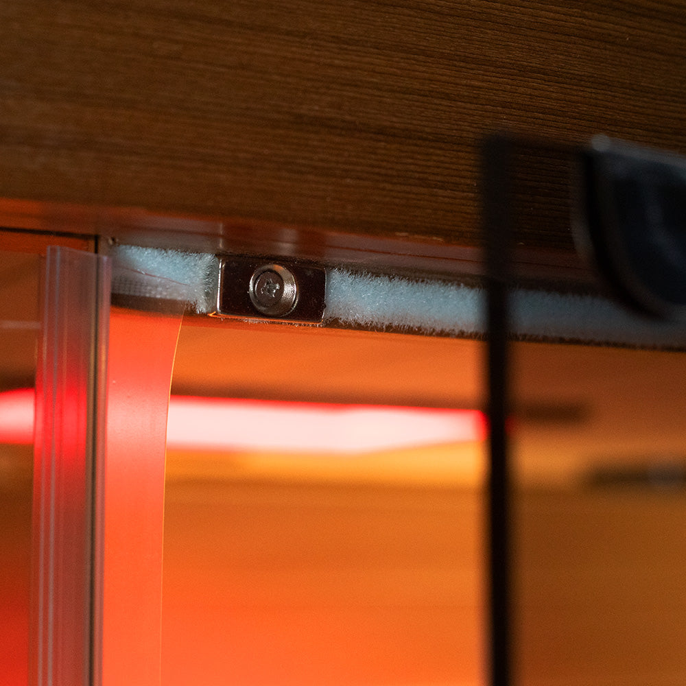 Wizzisaunas S03 3-Person Full Spectrum Near Zero EMF Indoor Infrared Sauna + Medical-Grade Red Light Therapy