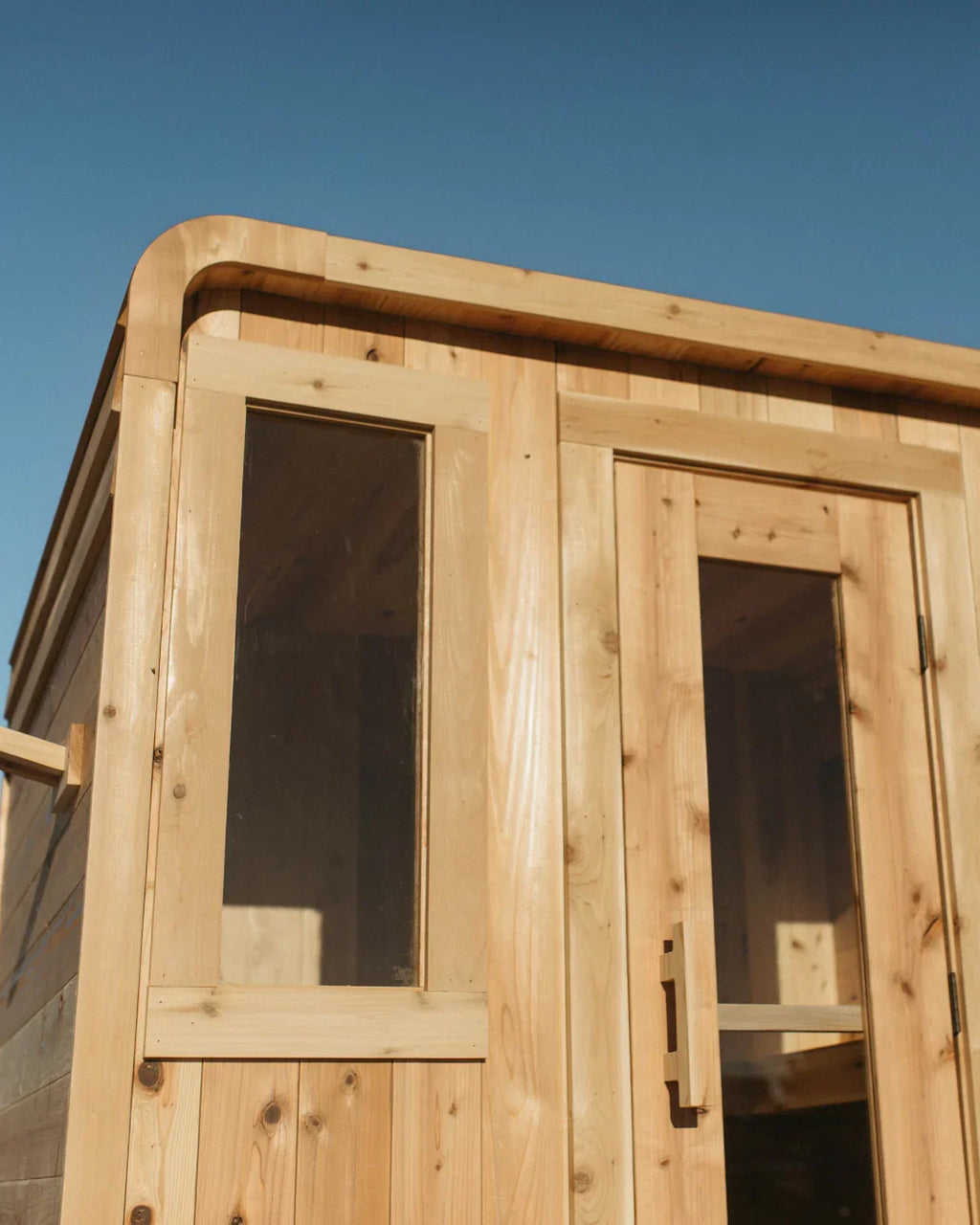 Sweat Kingdom USA Made 6 Person Sweat Cabin Deluxe Indoor/Outdoor Traditional Sauna | SK-CABIN-DELUXE-6P