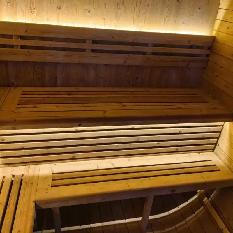 Anyi 4-6 Person Outdoor Traditional Cube Sauna
