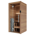 Auroom Cala Glass Mini 1-Person Traditional Indoor Sauna