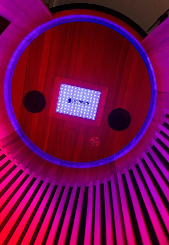 Sun Home Pod™ 1-Person Full Spectrum Indoor Infrared Sauna + Red Light Therapy