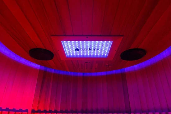 Sun Home Pod™ 1-Person Full Spectrum Indoor Infrared Sauna + Red Light Therapy