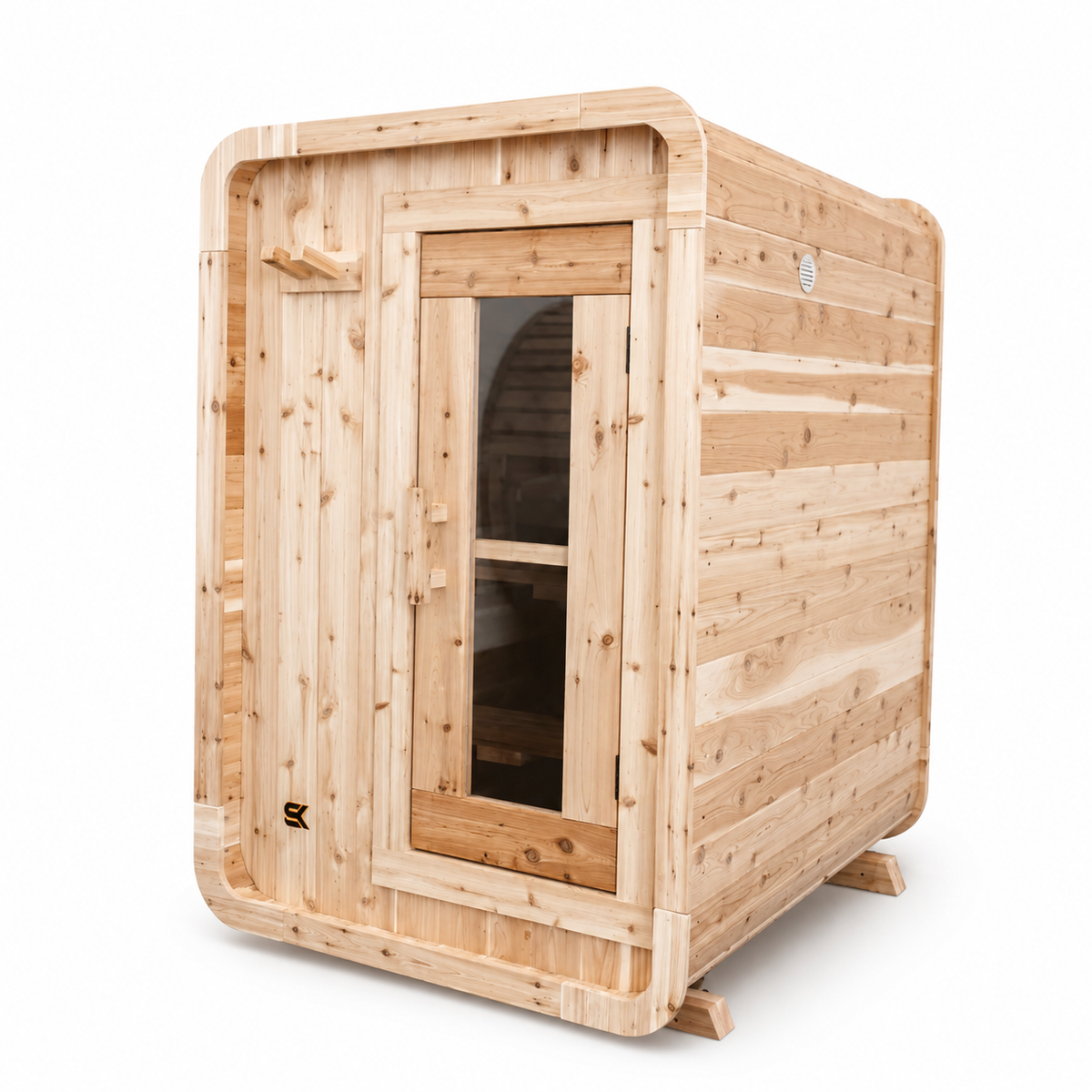 Sweat Kingdom USA Made 1-2 Person Sweat Pod Indoor/Outdoor Traditional Sauna | SK-POD-2P