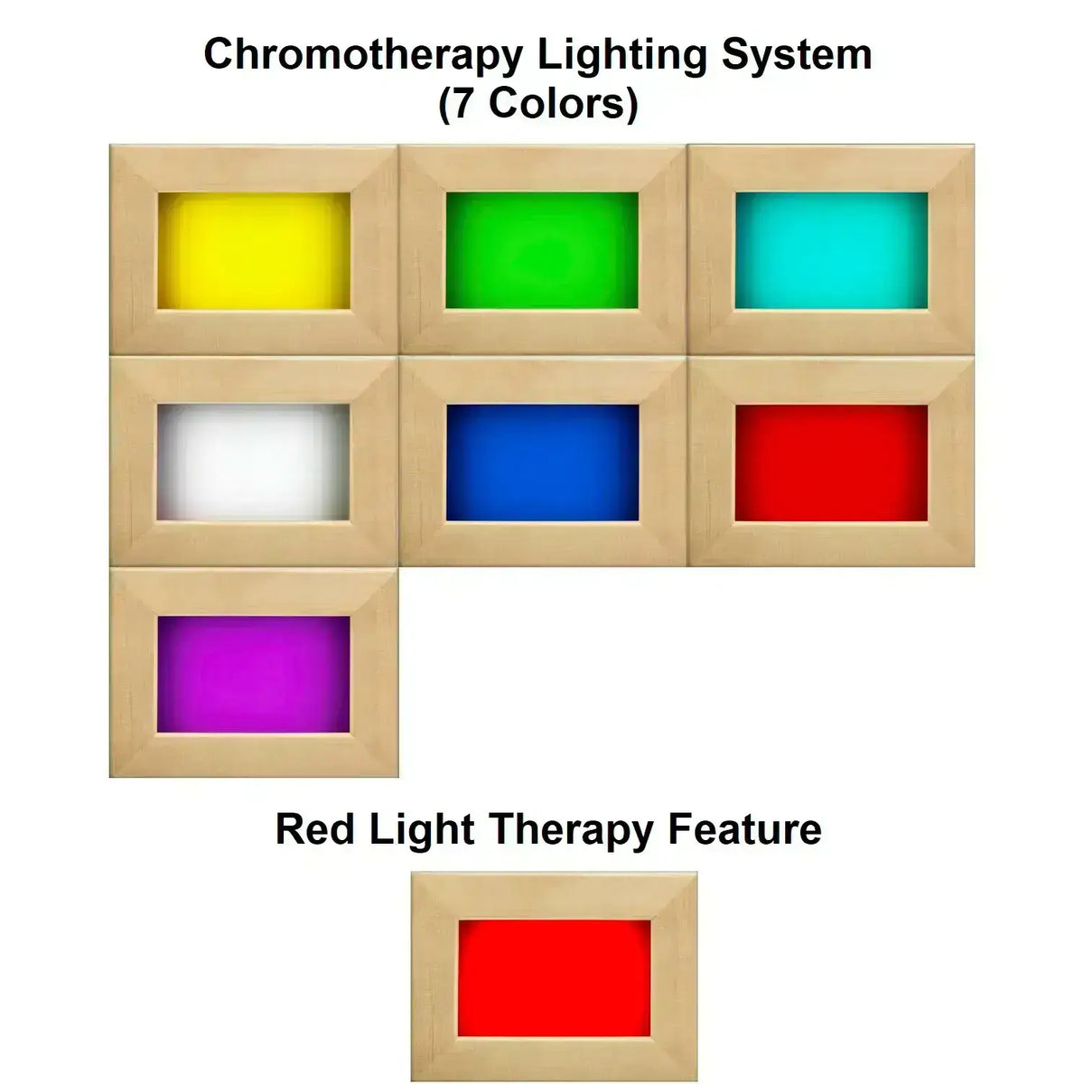 Golden Designs 3-Person Full Spectrum Near Zero EMF Indoor Infrared Sauna + Red Light Therapy & Himalayan Salt Bar | GDI-8030-03