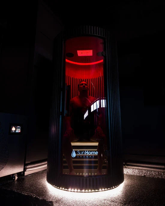 Sun Home Pod™ 1-Person Full Spectrum Indoor Infrared Sauna + Red Light Therapy