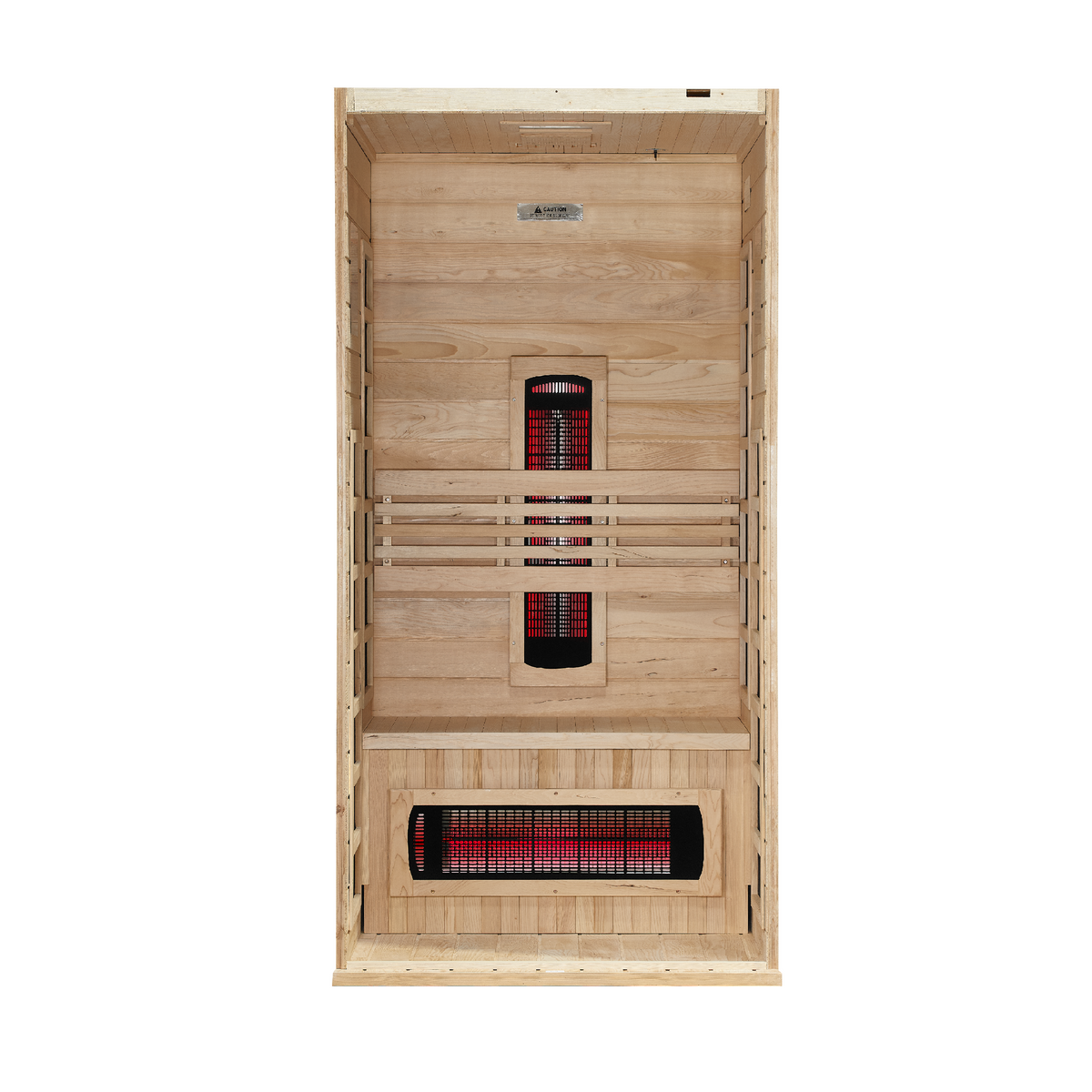 Dynamic Martin 1-2-person Full Spectrum Near Zero EMF Indoor Infrared Sauna + Red Light Therapy | DYN-6006-03 FS