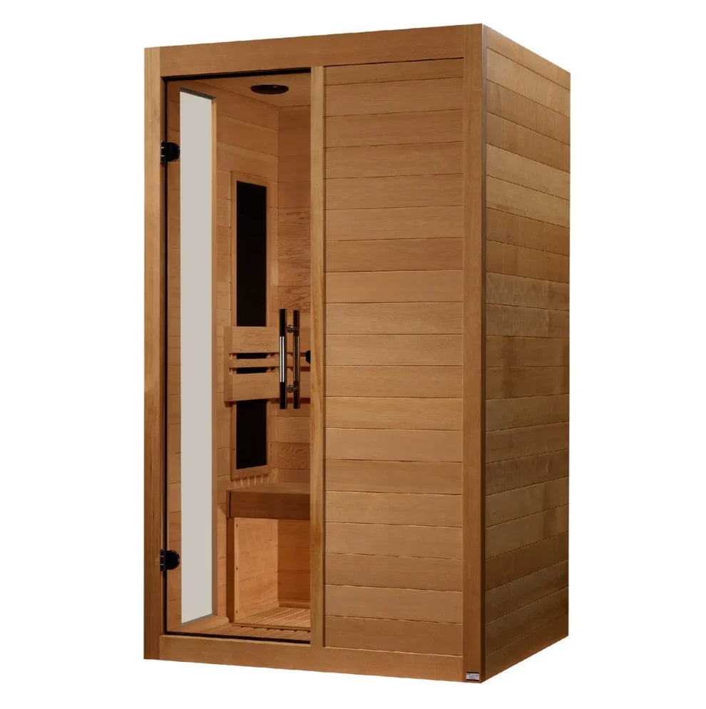 Dynamic Veneto Elite 1-2-person Ultra Low EMF FAR Indoor Infrared Sauna + Red Light Therapy | DYN-6115-05 Elite
