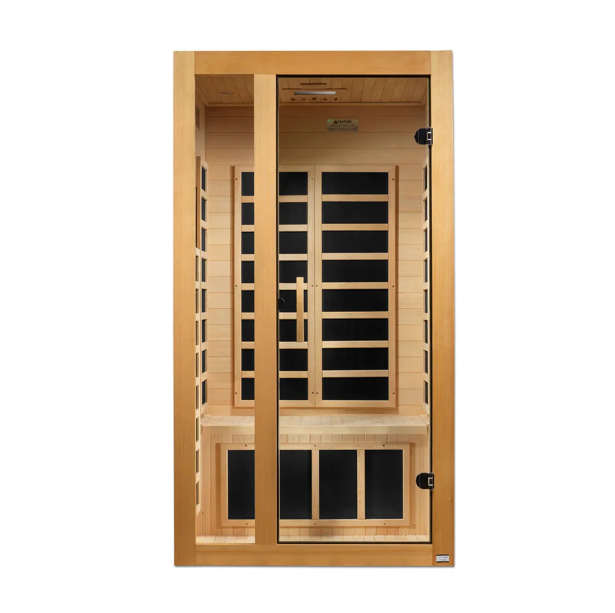 Dynamic Gracia 1-2-person Ultra Low EMF FAR Indoor Infrared Sauna + Red Light Therapy | DYN-6119-01 Elite