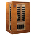 Dynamic Versailles 2-person Low EMF FAR Indoor Infrared Sauna + Red Light Therapy | DYN-6202-03