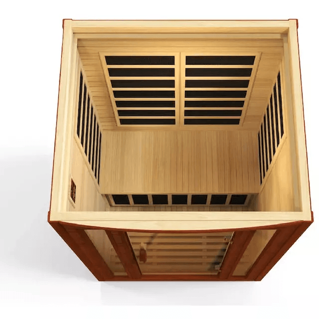 Dynamic San Marino Elite 2-person Ultra Low EMF FAR Indoor Infrared Sauna + Red Light Therapy | DYN-6206-01 Elite