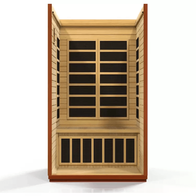 Dynamic San Marino Elite 2-person Ultra Low EMF FAR Indoor Infrared Sauna + Red Light Therapy | DYN-6206-01 Elite