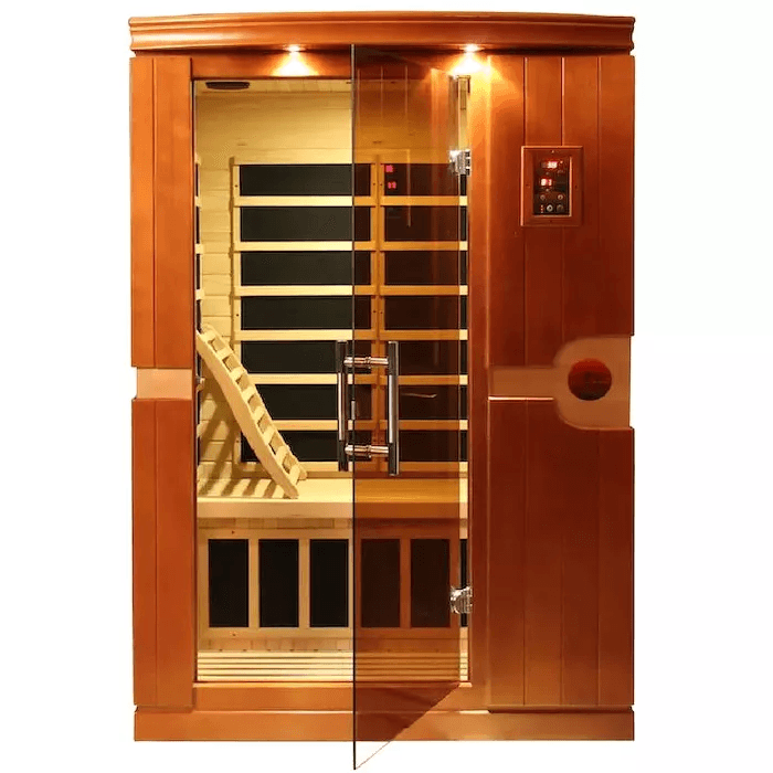 Dynamic Venice Elite 2-person Ultra Low EMF FAR Indoor Infrared Sauna + Red Light Therapy | DYN-6210-01-Elite