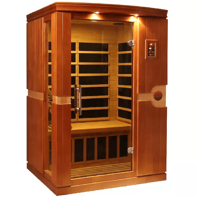 Dynamic Venice Elite 2-person Ultra Low EMF FAR Indoor Infrared Sauna + Red Light Therapy | DYN-6210-01-Elite