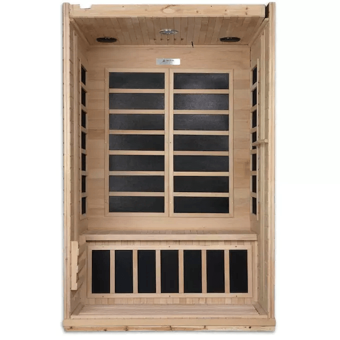 Dynamic Venice 2-person Low EMF FAR Indoor Infrared Sauna + Red Light Therapy | DYN-6210-01