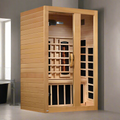 Dynamic Serena 2-person Full Spectrum Near Zero EMF Indoor Infrared Sauna + Red Light Therapy | DYN-6229-03 FS