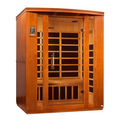 Dynamic Bellagio 3-person Low EMF FAR Indoor Infrared Sauna + Red Light Therapy | DYN-6306-02