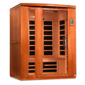 Dynamic Lugano 3-person Ultra Low EMF FAR Indoor Infrared Sauna + Red Light Therapy | DYN-6336-02 Elite