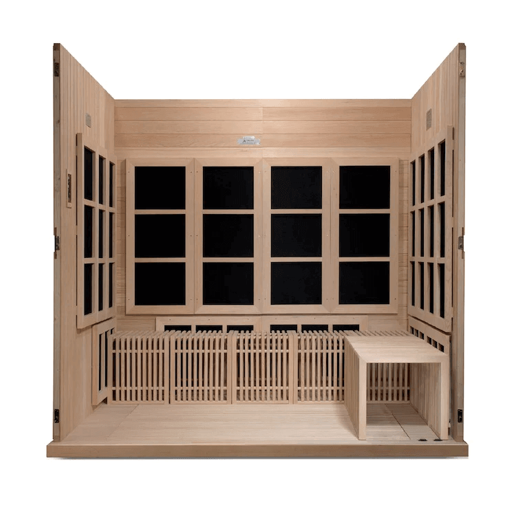 Golden Designs Catalonia 8-person Full Spectrum Near Zero EMF Infrared Sauna | GDI-6880-02