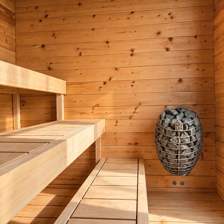 Dundalk Leisurecraft Canadian Timber 4-6 Person Avalon Outdoor Traditional Sauna With 3-Tier Benches | 610000