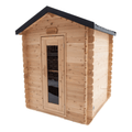 Dundalk Leisurecraft Canadian Timber 2-3 Person Granby Outdoor Traditional Cabin Sauna | CTC66W