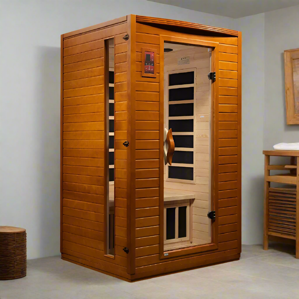 Dynamic Versailles Elite 2-person Ultra Low EMF FAR Indoor Infrared Sauna + Red Light Therapy | DYN-6202-03 Elite