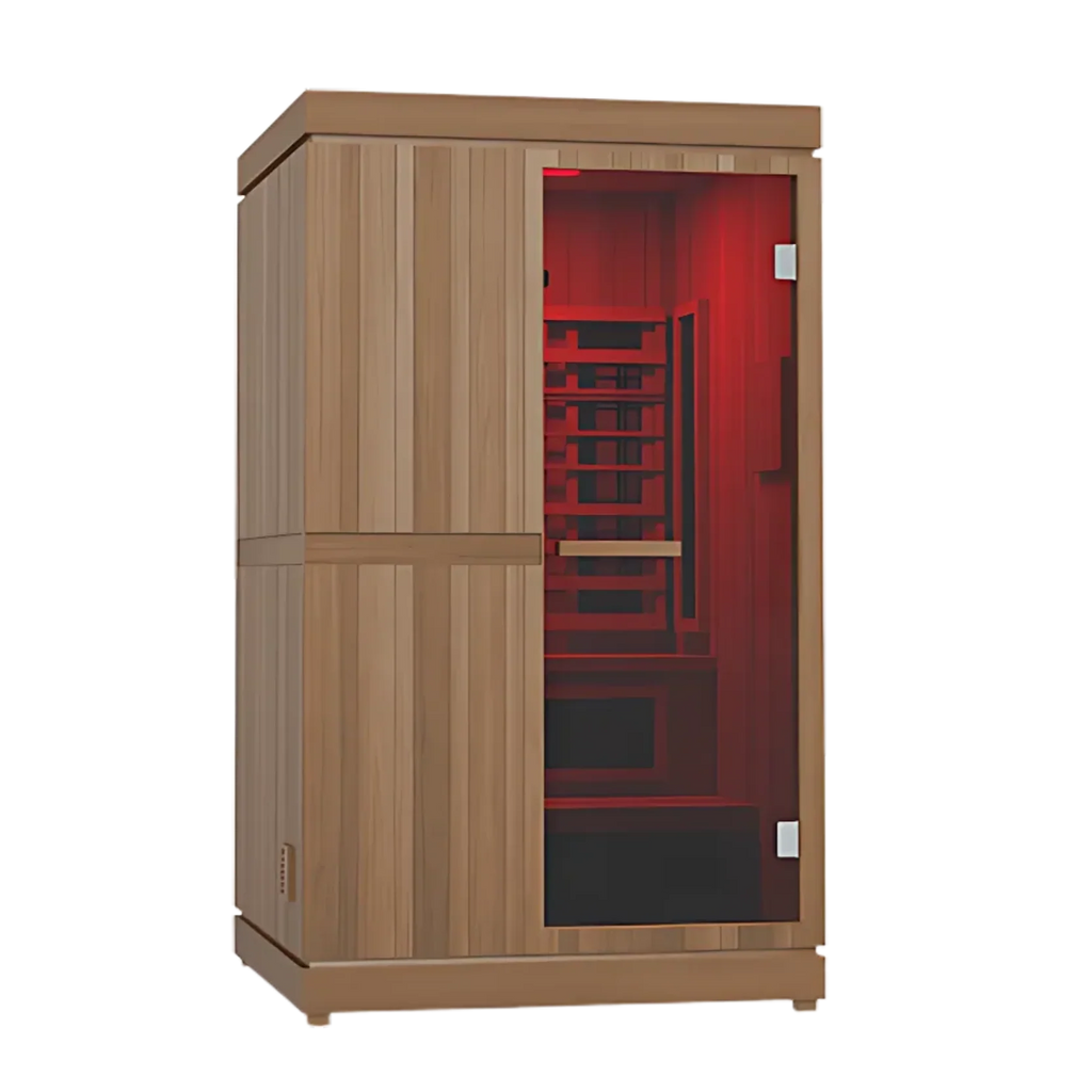 Finnmark FD-4 Trinity 2-Person Hybrid Indoor Infrared & Traditional Steam Sauna + Red Light Therapy | FD-KN004