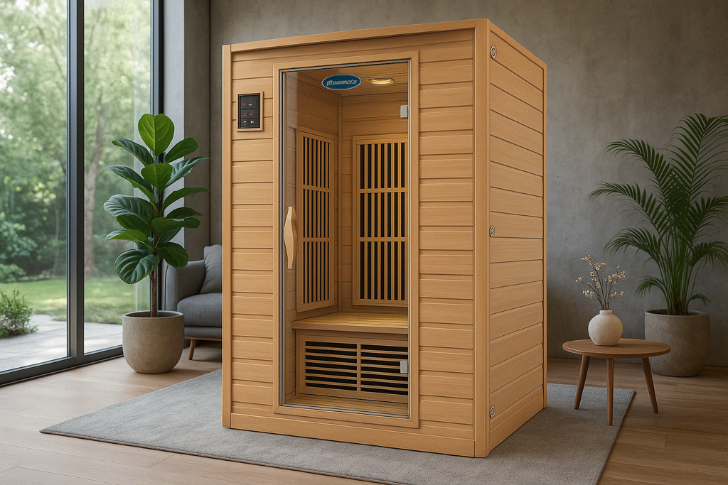 Durasage 2-Person Low EMF FAR Indoor Infrared Sauna | DWS-BS-6202