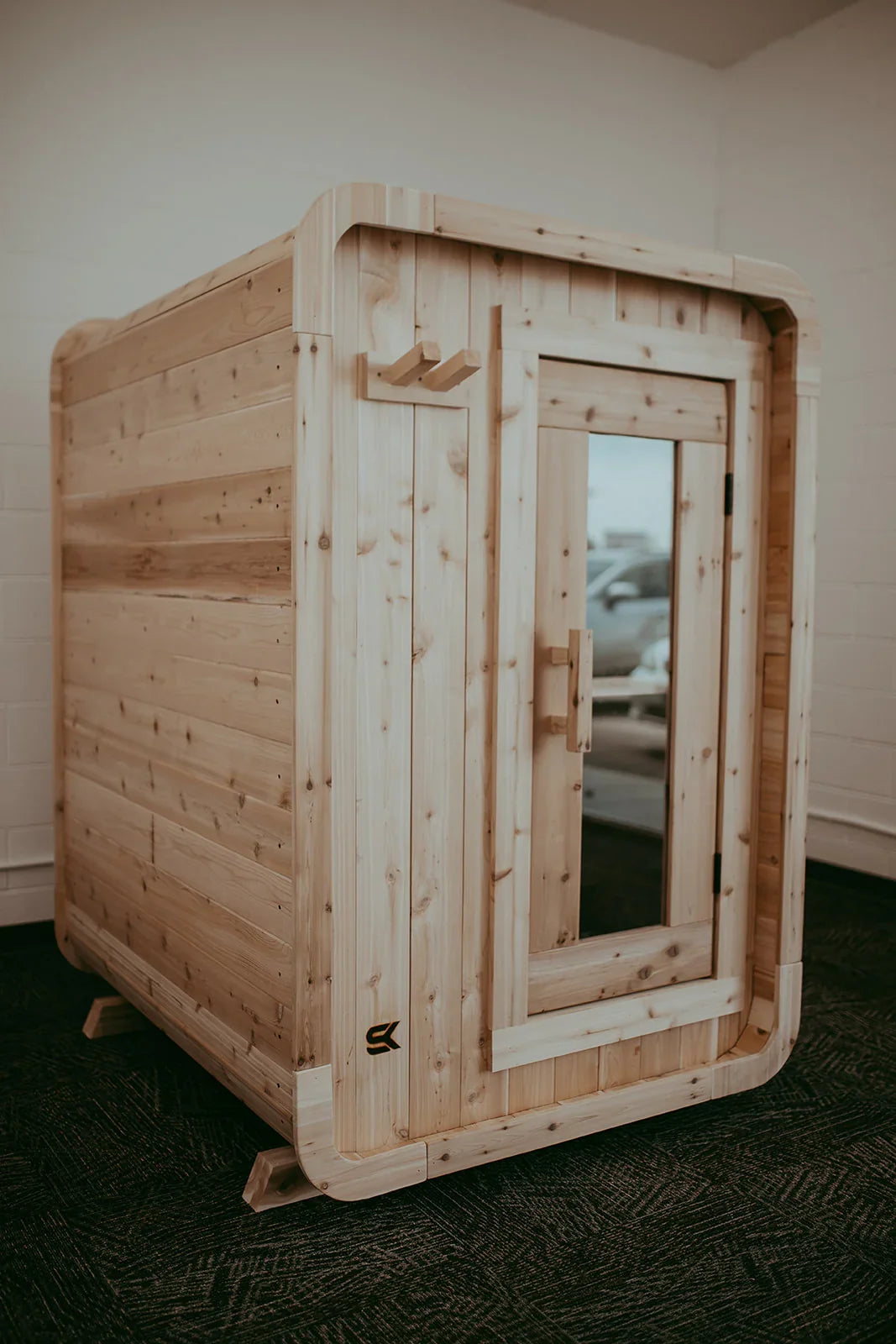 Sweat Kingdom USA Made 1-2 Person Sweat Pod Indoor/Outdoor Traditional Sauna | SK-POD-2P