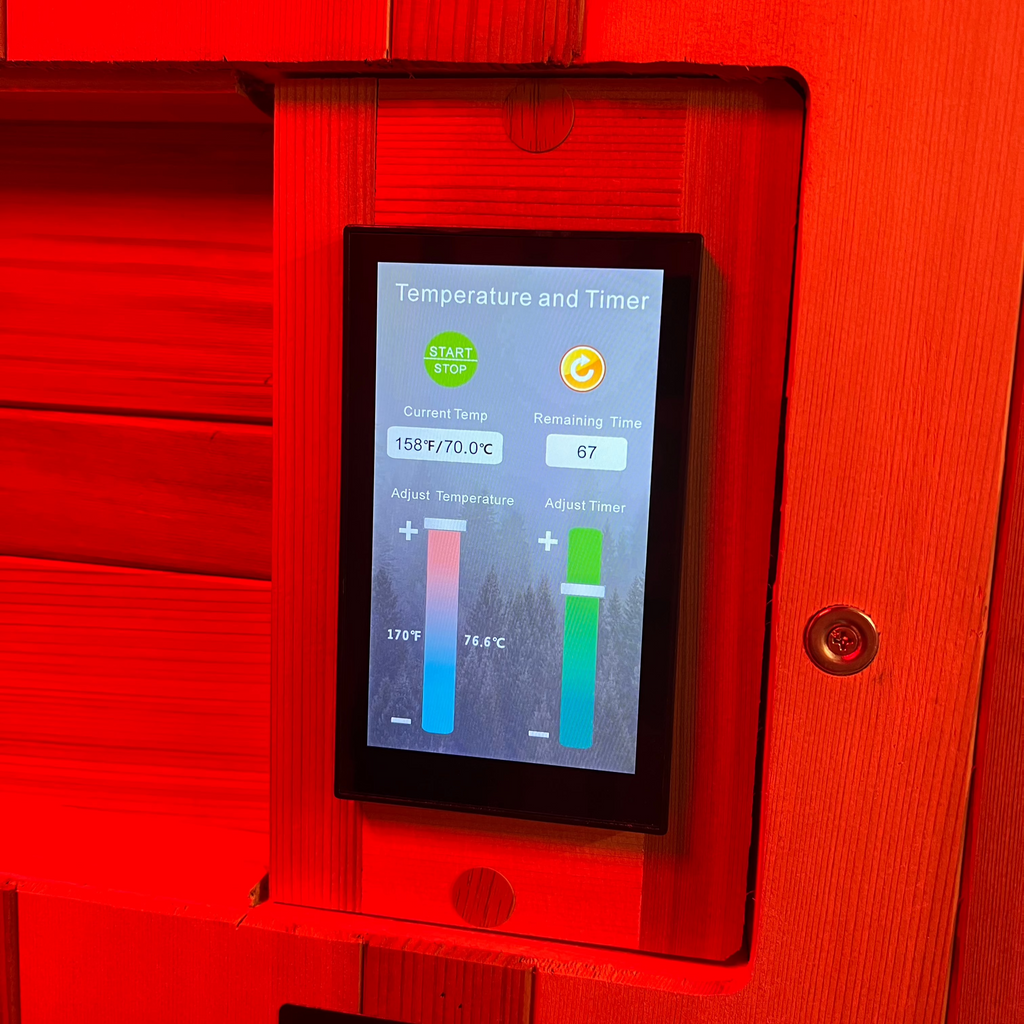 Finnmark FD-4 Trinity 2-Person Hybrid Indoor Infrared & Traditional Steam Sauna + Red Light Therapy | FD-KN004