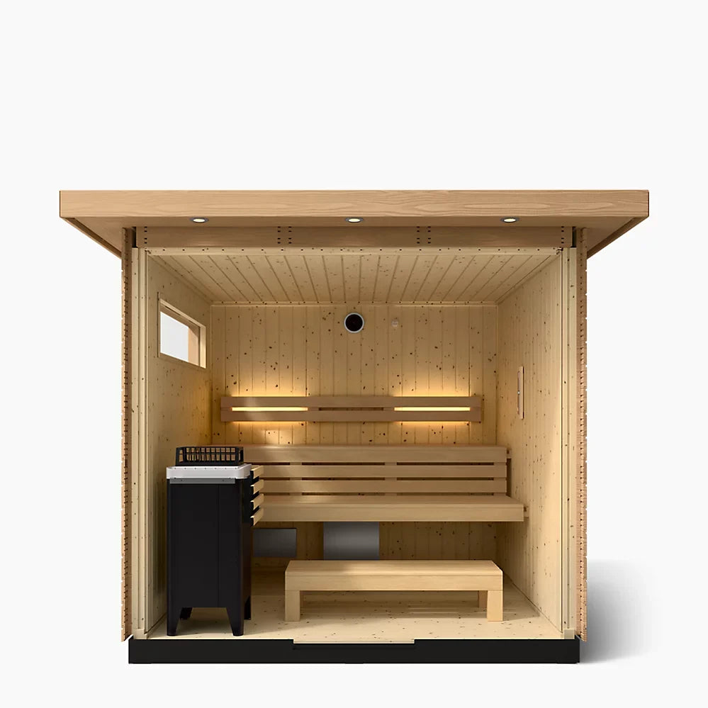 Kohler C2 Outdoor Traditional Sauna Kit – Douglas Fir | Up to 6 Persons