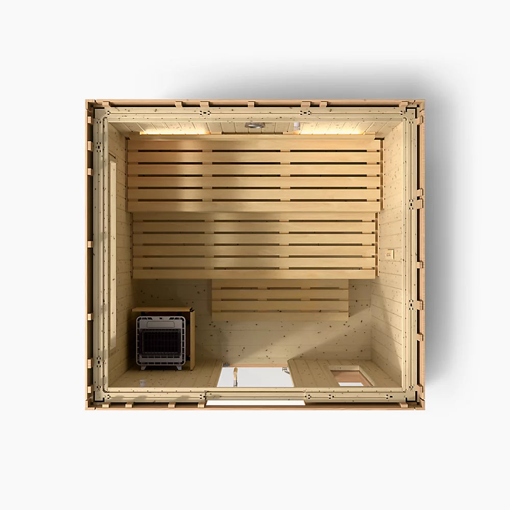 Kohler C2 Outdoor Traditional Sauna Kit – Douglas Fir | Up to 6 Persons