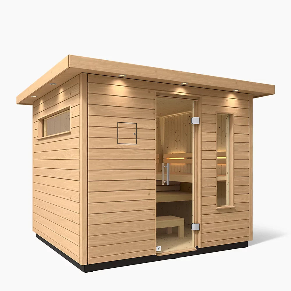 Kohler C2 Outdoor Traditional Sauna Kit – Douglas Fir | Up to 6 Persons