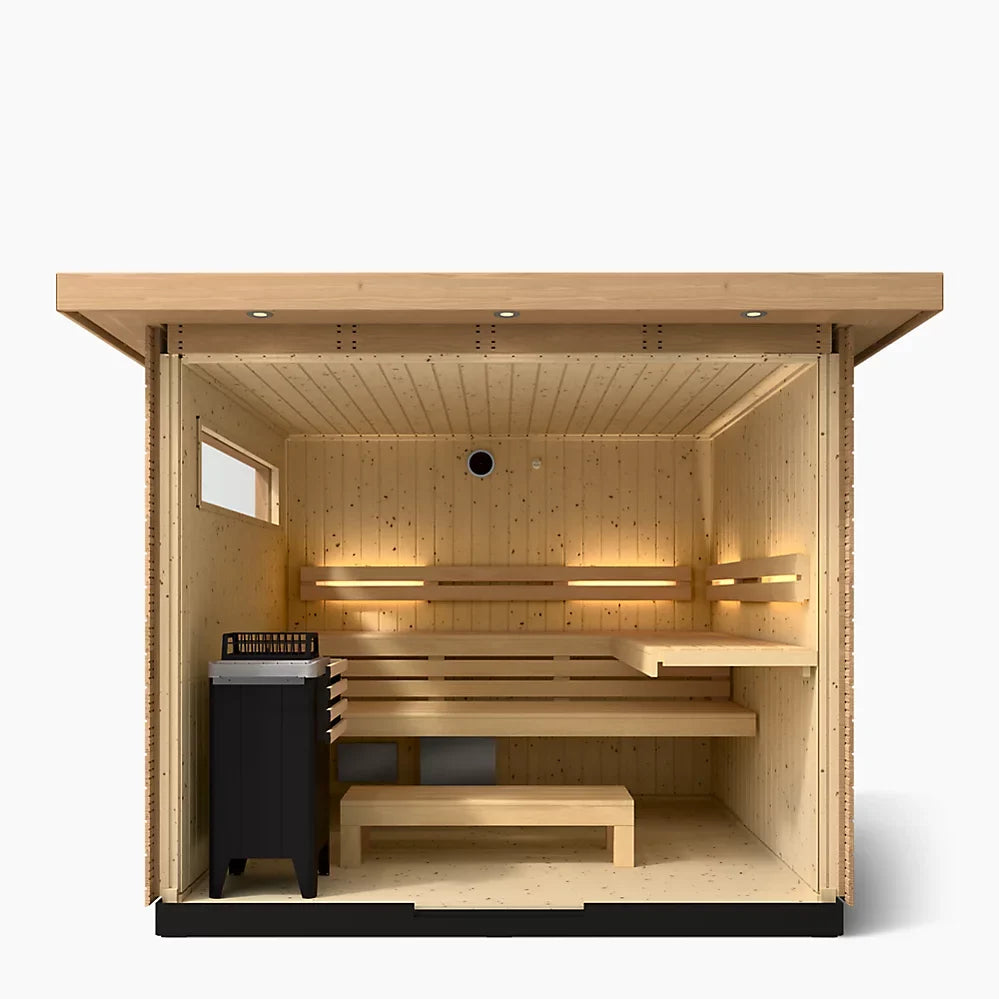Kohler C2 Outdoor Traditional Sauna Kit – Douglas Fir | Up to 6 Persons