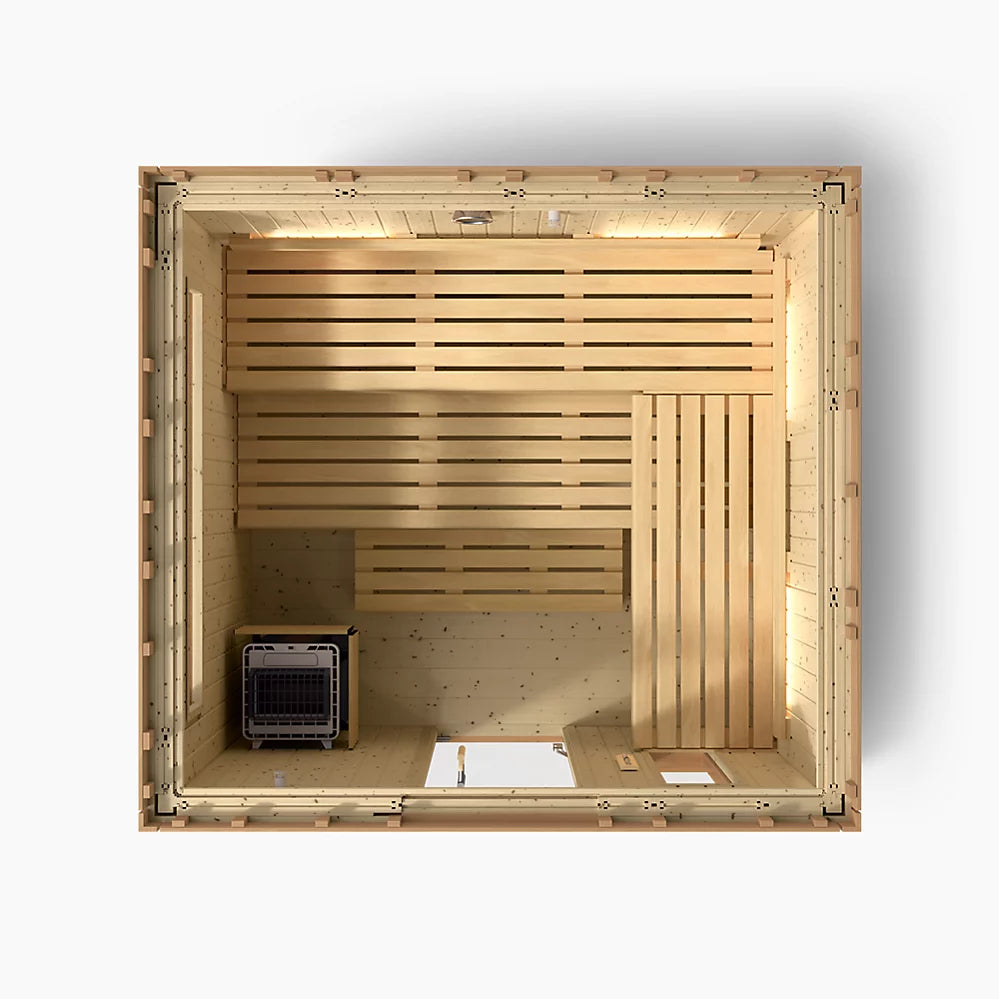 Kohler C2 Outdoor Traditional Sauna Kit – Douglas Fir | Up to 6 Persons