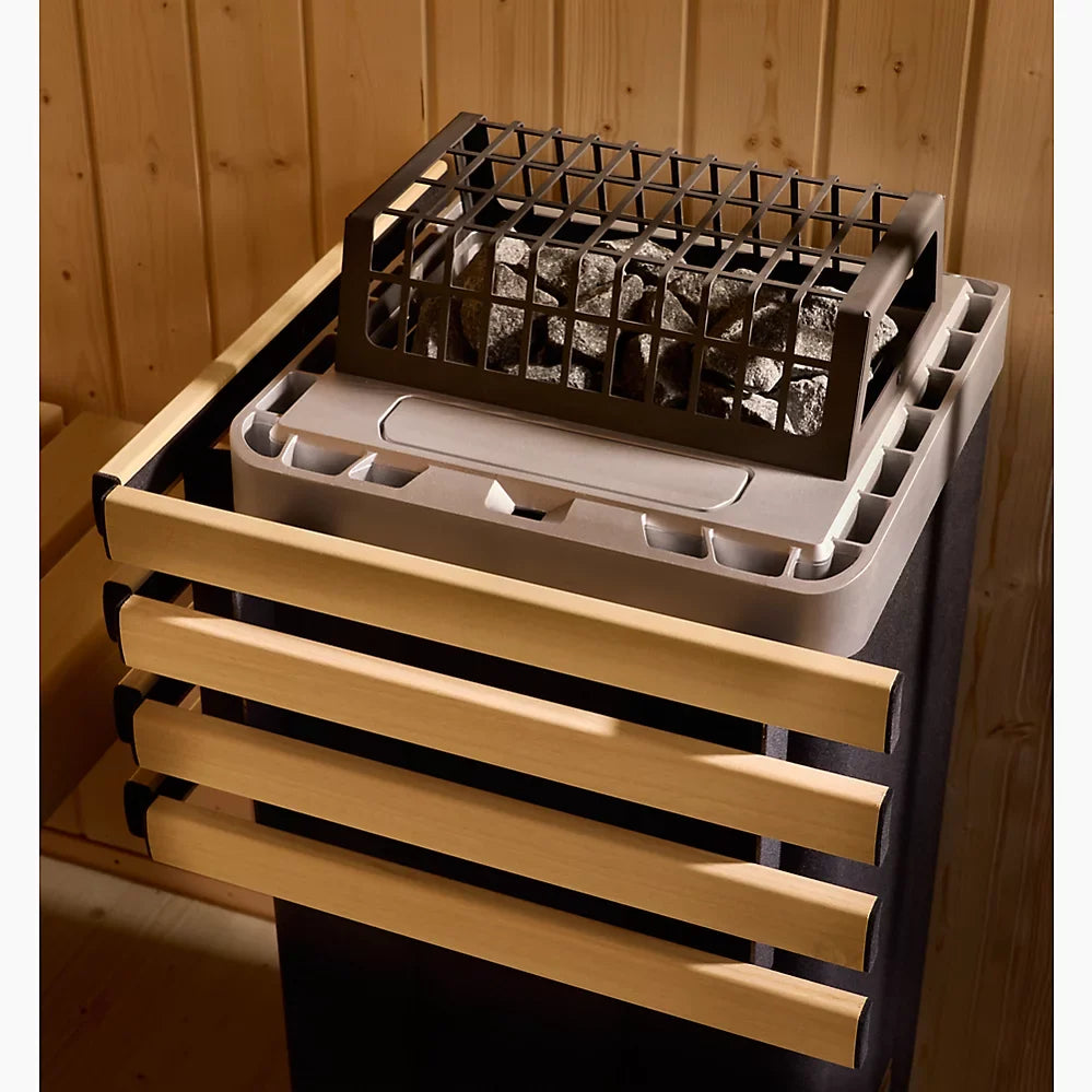 Kohler C2 Outdoor Sauna Kit – Weathered Grey Spruce | Up to 6 Persons